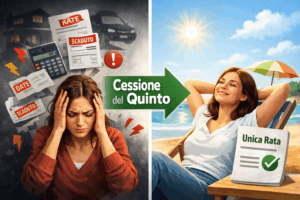 unisci le rate dei tuoi debiti con la cessione del quinto.