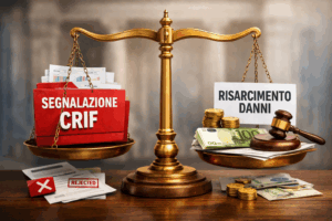 RIsarcimento danni per segalazione illegittima al CRIF