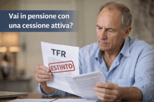 Cosa succede al mio TFR se vado in pensione con una cessione del quinto dello stipendio attiva?