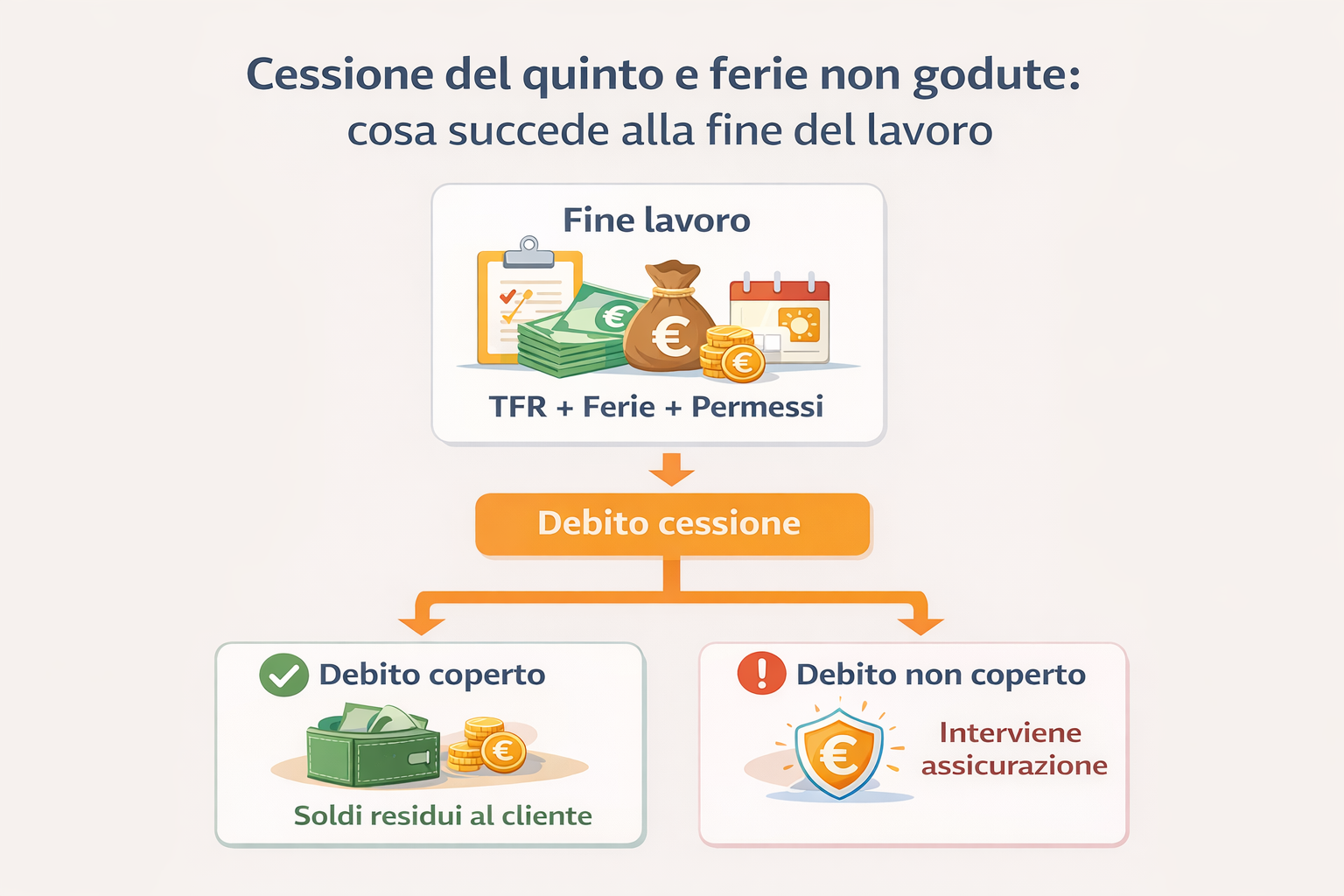 Cessione del quinto e ferie non godute